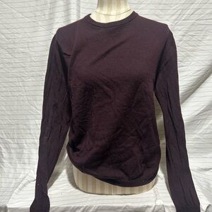 Goodthreads Women's Dark Maroon Long Sleeve Top